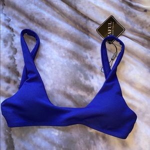 Blue Bikini Top